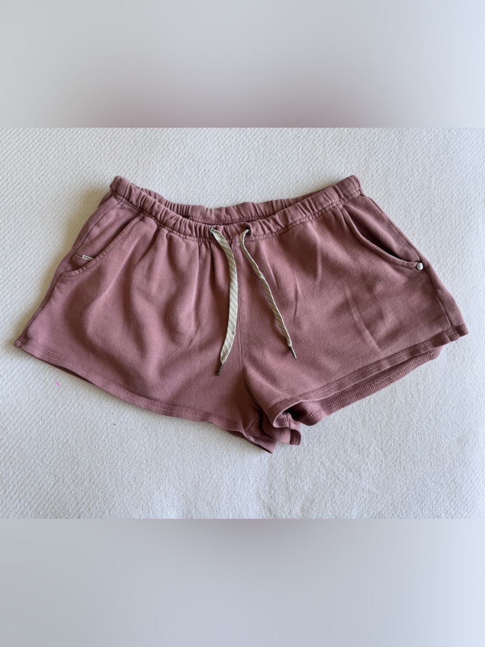 Vuori Drawstring Pink Shorts Women's Mauve Lounge Shorts Medium